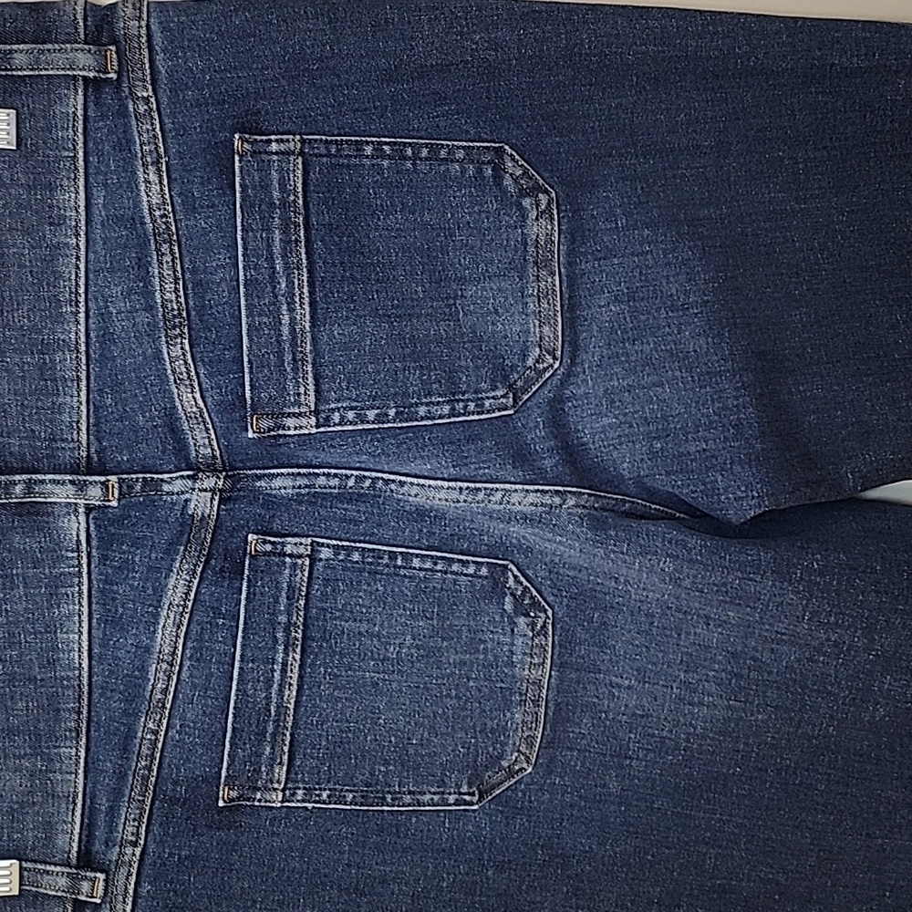 SPANX shape EveryWear Flare Jeans pull-on style with patch pockets Size XL - Picture 15 of 16